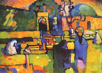 Arabs I Cemetery Abstract Oil Paintings